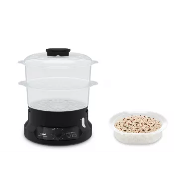 Tefal Minicompact VC139810 parný hrniec 2 košíky voľne stojaci 800 W čierna