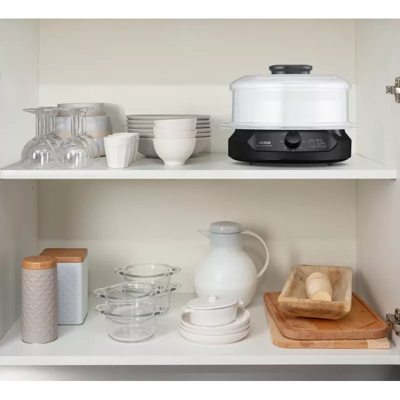 Tefal Minicompact VC139810 parný hrniec 2 košíky voľne stojaci 800 W čierna