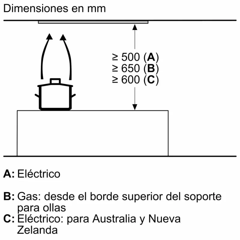 Digestor Bosch Serie 8 DLN78PC60 vstavaný čierny 590 m³/h