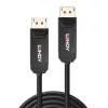Lindy 10m Hybridný optický kábel DP 2.0 UHBR10, 10 m, DisplayPort, DisplayPort, samec, samec, 7680 x 4320 pixelov