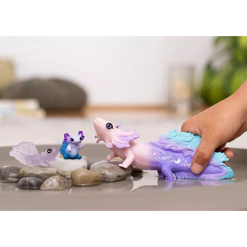 Schleich BAYALA Axolotl Discovery Set herná sada pre deti od 5 rokov, viacfarebná