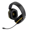 Drôtový herný headset TRUST 25784 s hlavovým mostom, 20–20 000 Hz, 1,2 m kábel, čierny/žltý