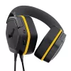 Drôtový herný headset TRUST 25784 s hlavovým mostom, 20–20 000 Hz, 1,2 m kábel, čierny/žltý