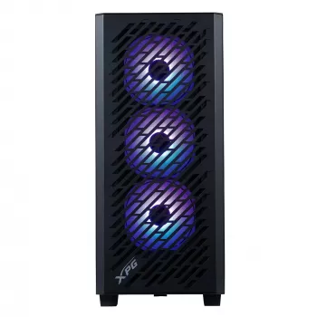 XPG VALOR AIR PRO Mid-Tower skriňa, Midi Tower, PC, čierna, ATX, EATX, micro ATX, Mini-ATX, SPCC, tvrdené sklo, Multi