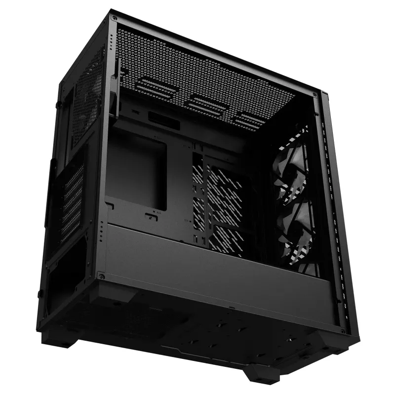 XPG VALOR AIR PRO Mid-Tower skriňa, Midi Tower, PC, čierna, ATX, EATX, micro ATX, Mini-ATX, SPCC, tvrdené sklo, Multi