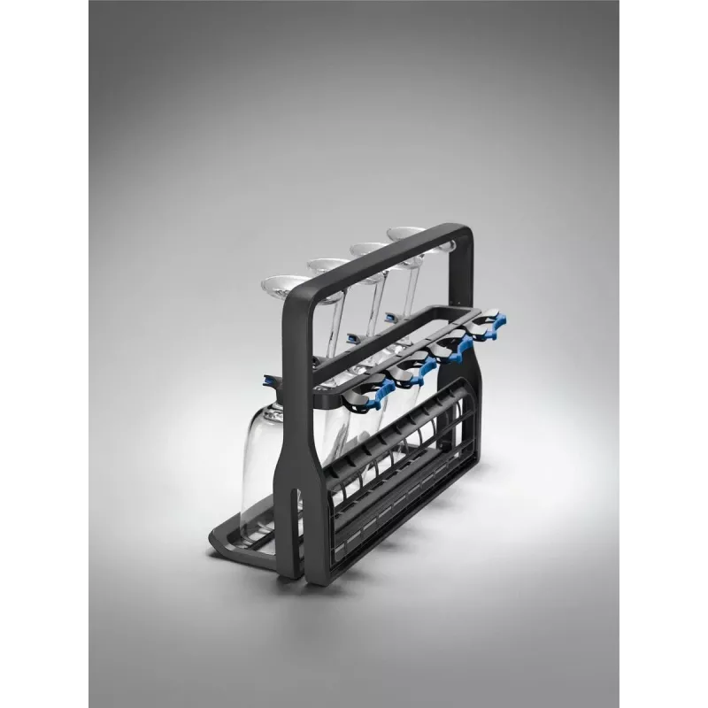 Držiak na poháre Electrolux 9029795540 — čierny, na 8 pohárov, H260×B220×T330 mm