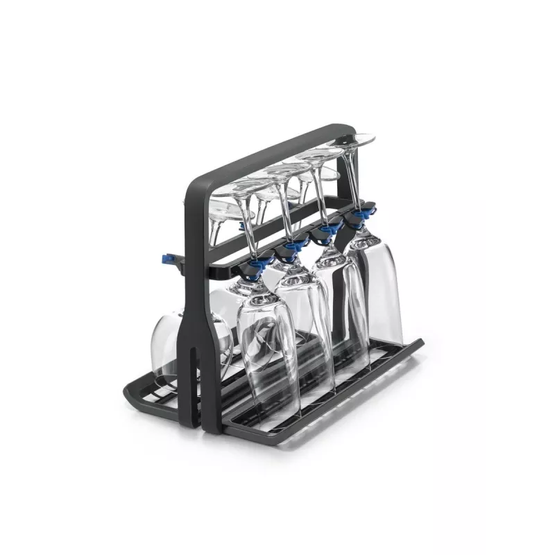 Držiak na poháre Electrolux 9029795540 — čierny, na 8 pohárov, H260×B220×T330 mm