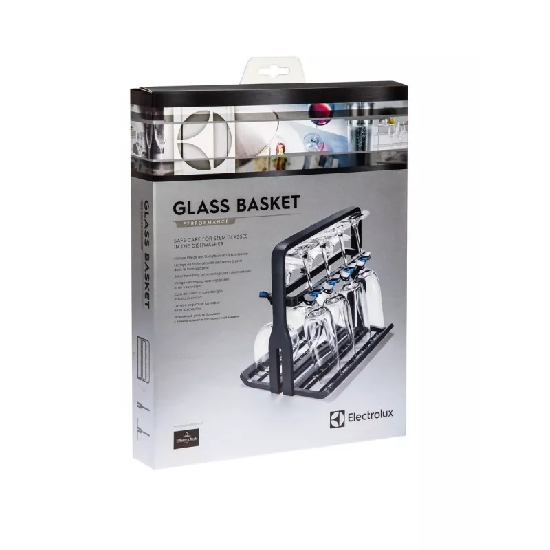 Držiak na poháre Electrolux 9029795540 — čierny, na 8 pohárov, H260×B220×T330 mm