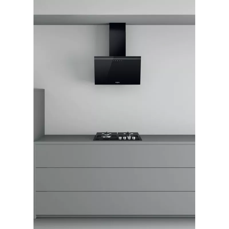 Whirlpool AKR 62F LT K nástenná čierna 650 m³/h