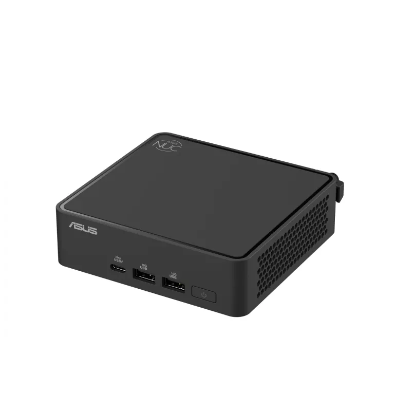 Mini-PC barebone ASUS NUC 15 Pro RNUC15CRKV500002 — Intel Core Ultra 5 235H, DDR5, 2x M.2, Wi‑Fi 7, Bluetooth 5.4, 120 W