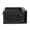 Akyga AK35BK Micro-ATX PC skriňa, Micro ATX / Flex ATX / Mini ITX, 2x USB 2.0, bez napájacieho zdroja, čierna