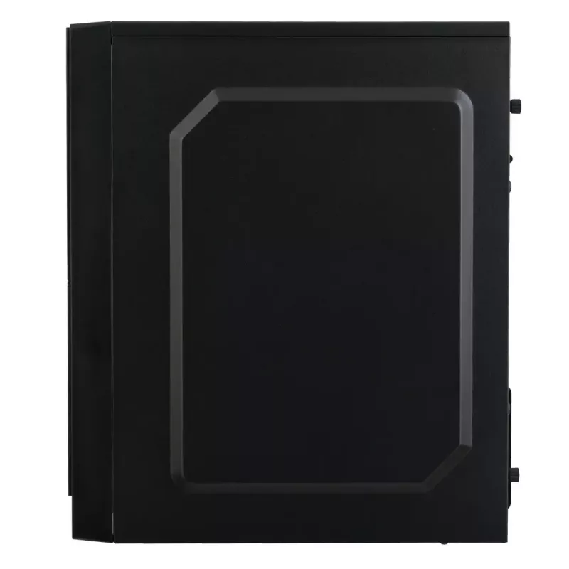 Akyga AK35BK Micro-ATX PC skriňa, Micro ATX / Flex ATX / Mini ITX, 2x USB 2.0, bez napájacieho zdroja, čierna