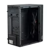 Akyga AK35BK Micro-ATX PC skriňa, Micro ATX / Flex ATX / Mini ITX, 2x USB 2.0, bez napájacieho zdroja, čierna