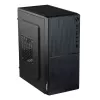 Akyga AK35BK Micro-ATX PC skriňa, Micro ATX / Flex ATX / Mini ITX, 2x USB 2.0, bez napájacieho zdroja, čierna
