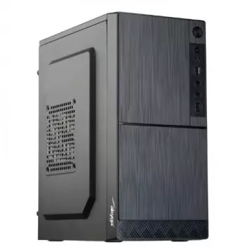 Akyga AK35BK Micro-ATX PC skriňa, Micro ATX / Flex ATX / Mini ITX, 2x USB 2.0, bez napájacieho zdroja, čierna