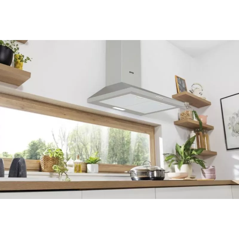 Gorenje KH60A F2LB SS WHC629E4X RL_G400, 450 m³/h, odťah/recirkulácia, C, A, B, 65 dB