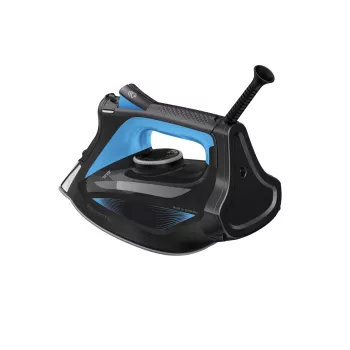 Rowenta DW5310 parná žehlička Microsteam 400 HD laserová žehliaca plocha 2700 W čierna, modrá