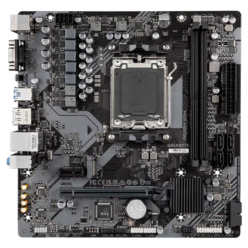 GIGABYTE A620M S2H základná doska, A620, AM5, Micro ATX