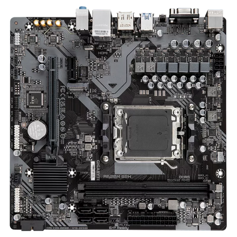 GIGABYTE A620M S2H základná doska, A620, AM5, Micro ATX