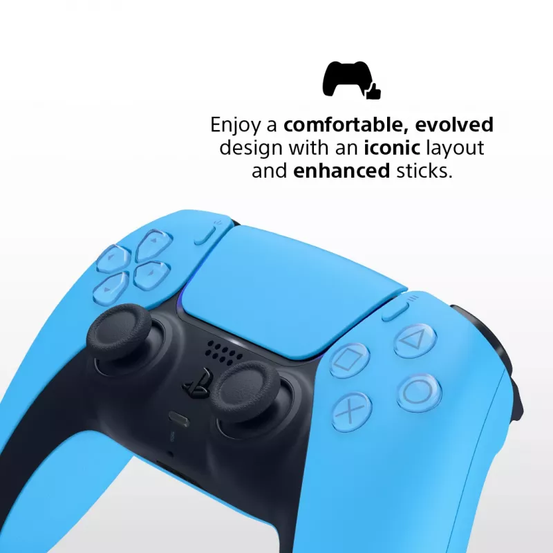 Gamepad Sony DualSense v3 modrá — Bluetooth/USB, USB-C, integrovaná batéria, kompatibilný s PlayStation 5