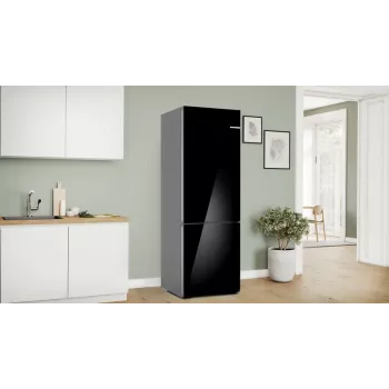 Bosch Serie 6 KGN49LBCF chladnička s mrazničkou voľne stojaca 440 L čierna