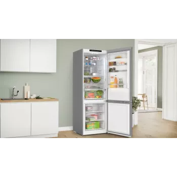 Bosch Serie 6 KGN49LBCF chladnička s mrazničkou voľne stojaca 440 L čierna