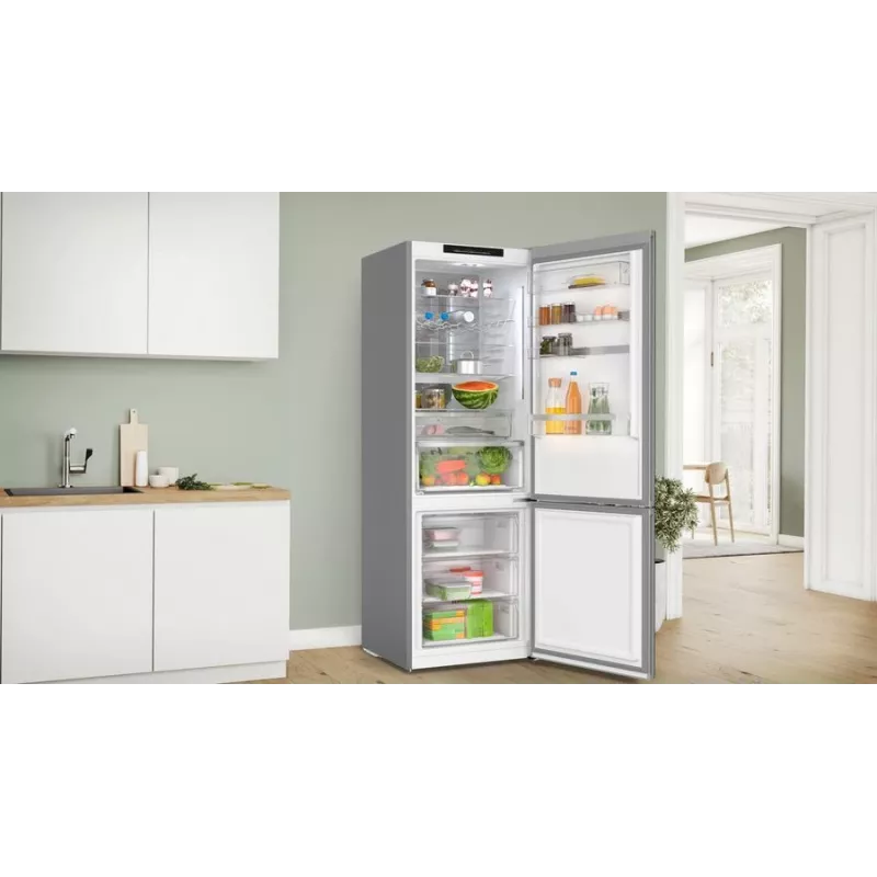 Bosch Serie 6 KGN49LBCF chladnička s mrazničkou voľne stojaca 440 L čierna