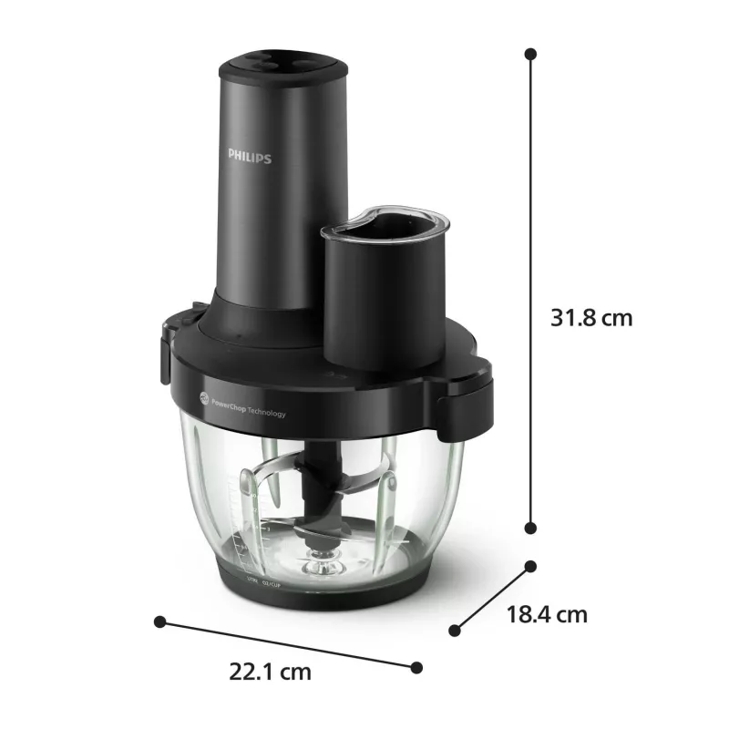 Philips 5000 série HR1507/00 elektrický drvič 2 L 650 W čierny