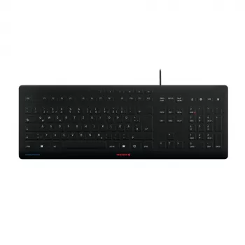 Klávesnica CHERRY Stream JK-8502DE-2 USB QWERTZ nemecká čierna káblová 115 klávesov