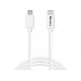 Sandberg USB-C>MicroUSB nabíjací kábel 1m, 1 m, USB C, Micro-USB B, biely