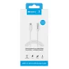 Sandberg USB-C>MicroUSB nabíjací kábel 1m, 1 m, USB C, Micro-USB B, biely