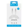 Sandberg USB-C>C USB 3.2 Gen2 100W, 5m, 5 m, USB C, USB C, USB 3.2 Gen 2 (3.1 Gen 2), 10 Gbit/s, biely