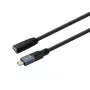 VivoLink kábel USB-C samec na samicu 0,3 m, USB 3.2 20 Gbps