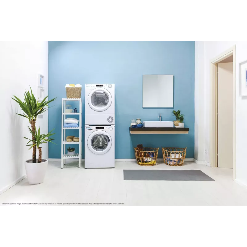 Candy Smart Pro CSOE H9A2TE-S sušička bielizne voľne stojaca predným plnením 9 kg biela