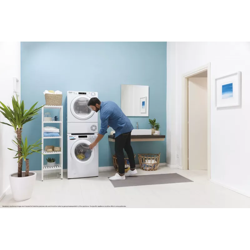 Candy Smart Pro CSOE H9A2TE-S sušička bielizne voľne stojaca predným plnením 9 kg biela