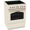Gorenje GECS6B70CLI voľne stojaci sporák sklokeramická varná doska béžová