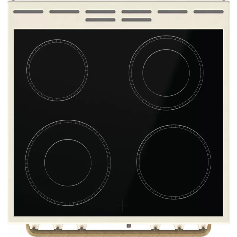 Gorenje GECS6B70CLI voľne stojaci sporák sklokeramická varná doska béžová
