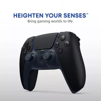 Gamepad Sony DualSense v3 čierny — Bluetooth/USB, PS5, integrovaná batéria, USB-C, káblový a bezdrôtový