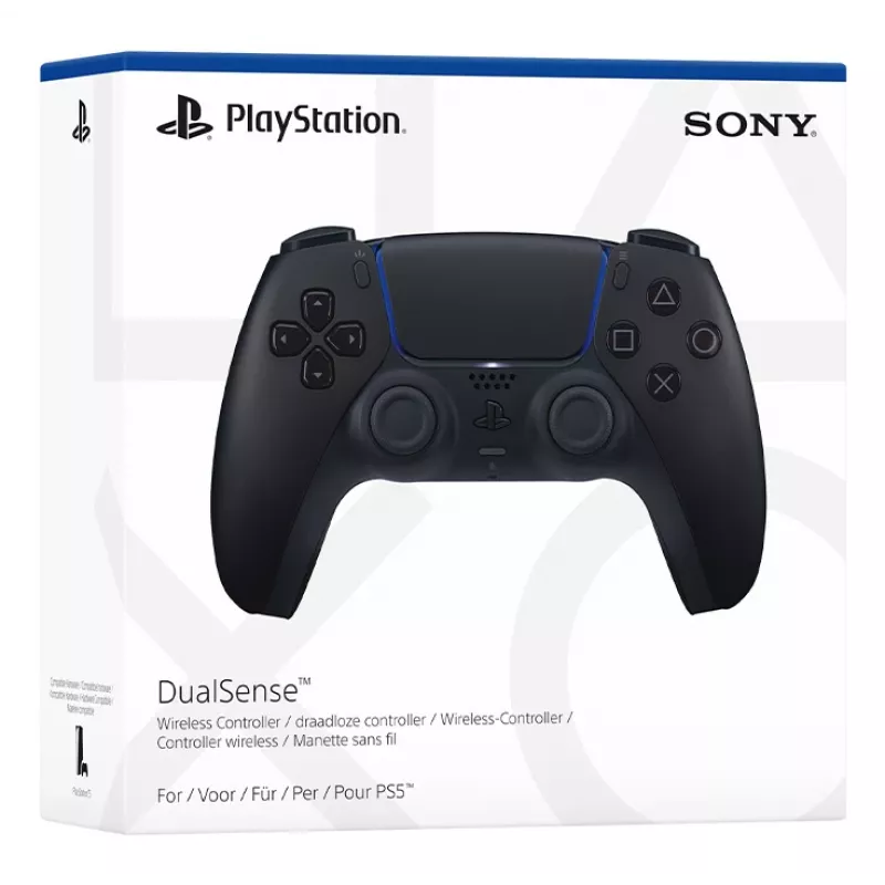 Gamepad Sony DualSense v3 čierny — Bluetooth/USB, PS5, integrovaná batéria, USB-C, káblový a bezdrôtový