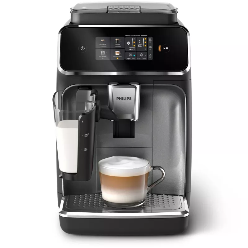 Philips Series 2300 EP2339/40 LatteGo automatický kávovar na espresso, Black Panthera/Chrome