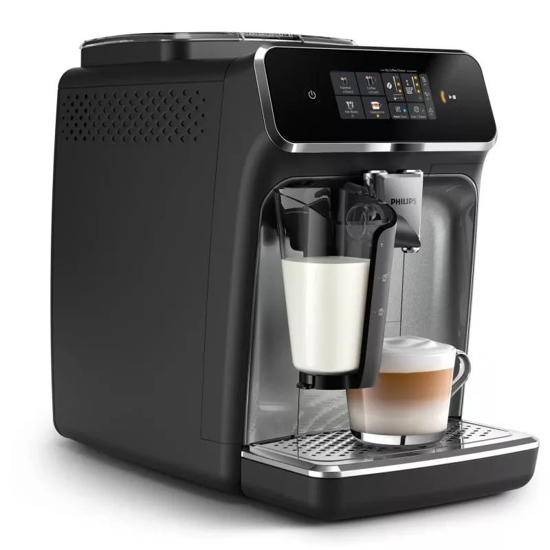 Philips Series 2300 EP2339/40 LatteGo automatický kávovar na espresso, Black Panthera/Chrome