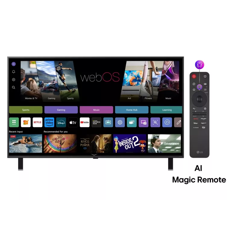 LG QNED AI 86QNED85A3C TV 2,18 m (86 palcov) 4K Ultra HD Smart TV Wi-Fi čierna