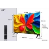 TCL 32V4C QLED TV 32 palcov (81,3 cm) HD 1366×768 Wi‑Fi Ethernet čierna