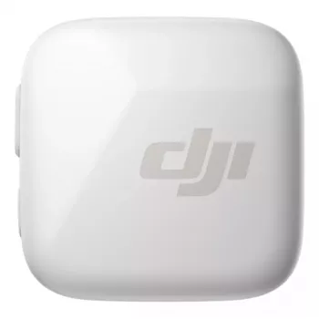 Bezdrôtový bodypack mikrofónny vysielač DJI CP.RN.00000430.01 — 100–20000 Hz, 3,87 V batéria, až 11,5 h, biela, 26,1×26,6×16 mm