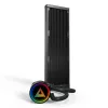 Montech LightFlow ARGB 360 procesorový All-in-One kvapalinový chladič 12 cm čierny 1 ks