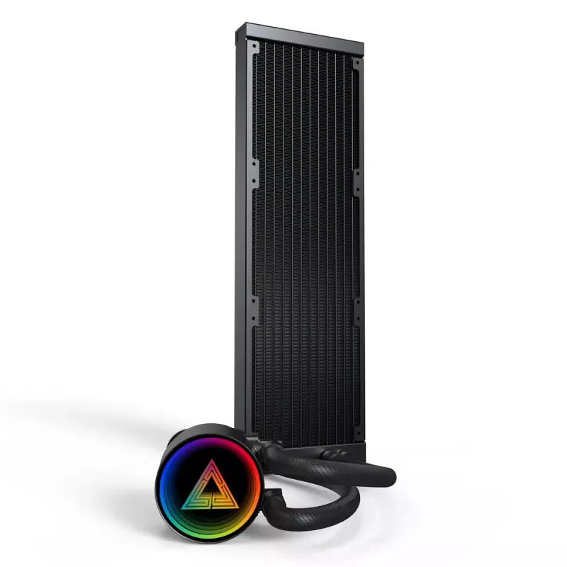 Montech LightFlow ARGB 360 procesorový All-in-One kvapalinový chladič 12 cm čierny 1 ks