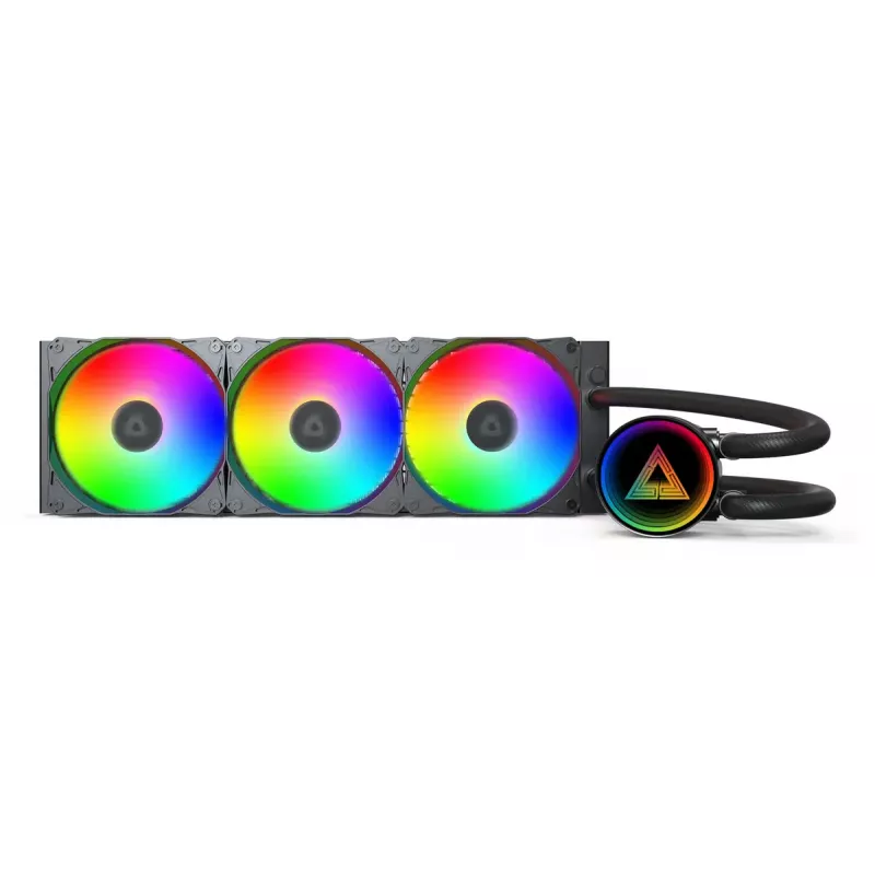 Montech LightFlow ARGB 360 procesorový All-in-One kvapalinový chladič 12 cm čierny 1 ks