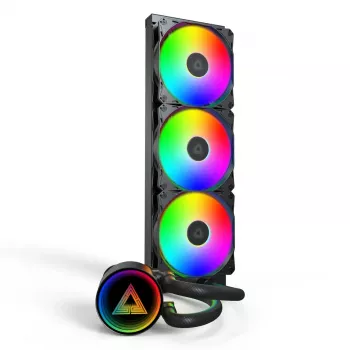 Montech LightFlow ARGB 360 procesorový All-in-One kvapalinový chladič 12 cm čierny 1 ks