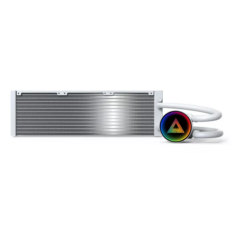 Montech LightFlow ARGB 360 procesorové All-in-One vodné chladenie 12 cm biele 1 ks