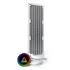 Montech LightFlow ARGB 360 procesorové All-in-One vodné chladenie 12 cm biele 1 ks